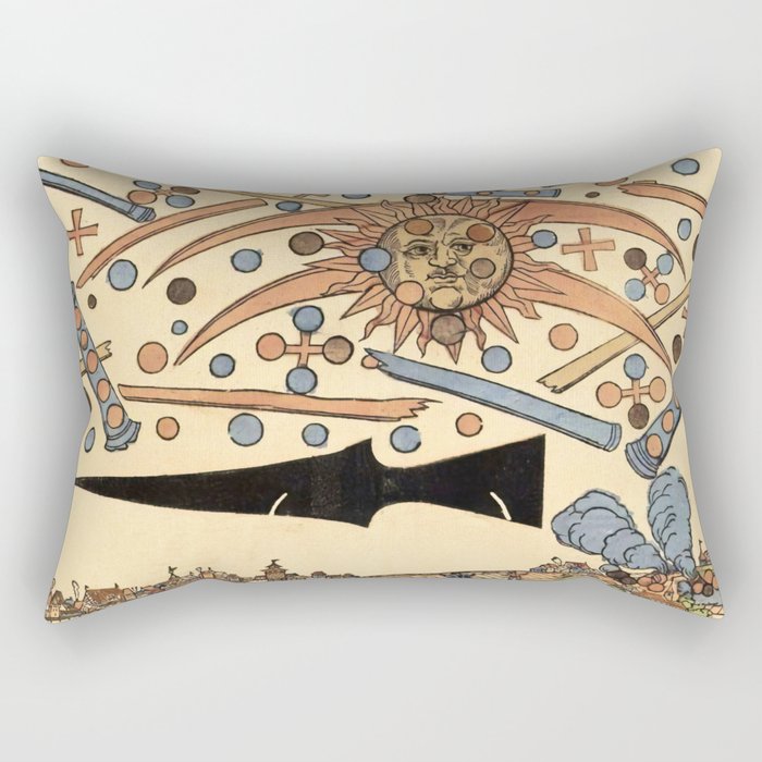 1561 Celestial Phenomenon over Nuremberg Rectangular Pillow