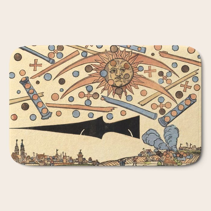1561 Celestial Phenomenon over Nuremberg Bath Mat