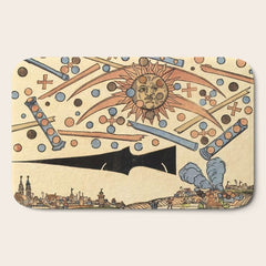 1561 Celestial Phenomenon over Nuremberg Bath Mat