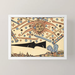 1561 Celestial Phenomenon over Nuremberg Mini Art Print