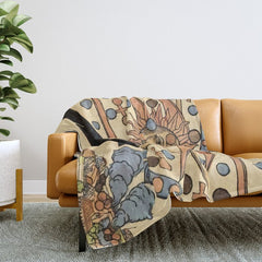 1561 Celestial Phenomenon over Nuremberg Throw Blanket