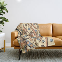 1561 Celestial Phenomenon over Nuremberg Throw Blanket