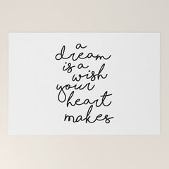 A Dream Is A Wish Your Heart Makes Welcome Mat