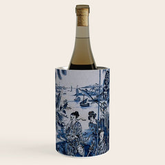 17th Century Delftware Chinoiserie Wine Chiller