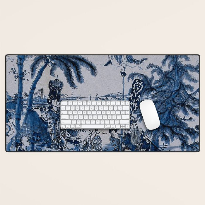 17th Century Delftware Chinoiserie Desk Mat