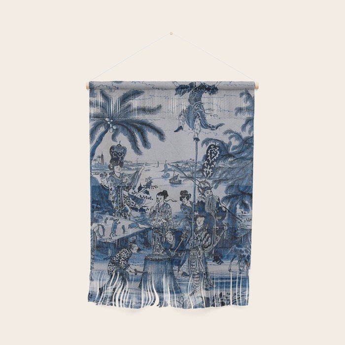 17th Century Delftware Chinoiserie Wall Hanging