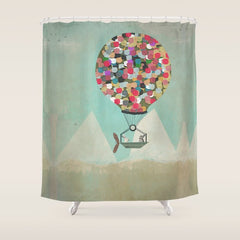 a little adventure Shower Curtain