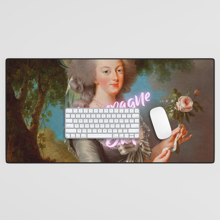 Champagne Diet' Marie Antoinette  Desk Mat