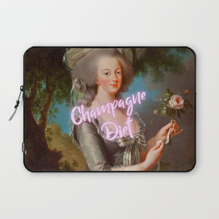 Champagne Diet' Marie Antoinette  Laptop Sleeve
