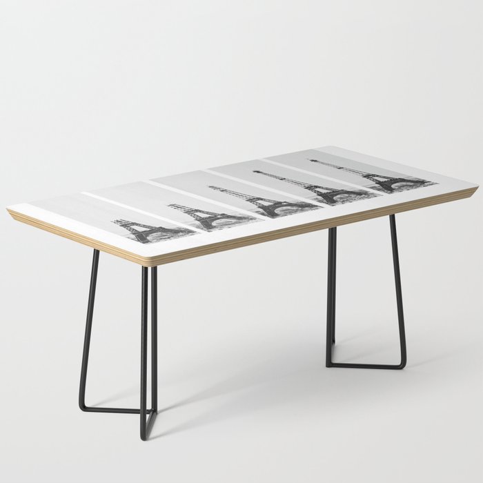 1888-1889 The Rise of the Eiffel Tower Construction Sequence black and white photography Coffee Table