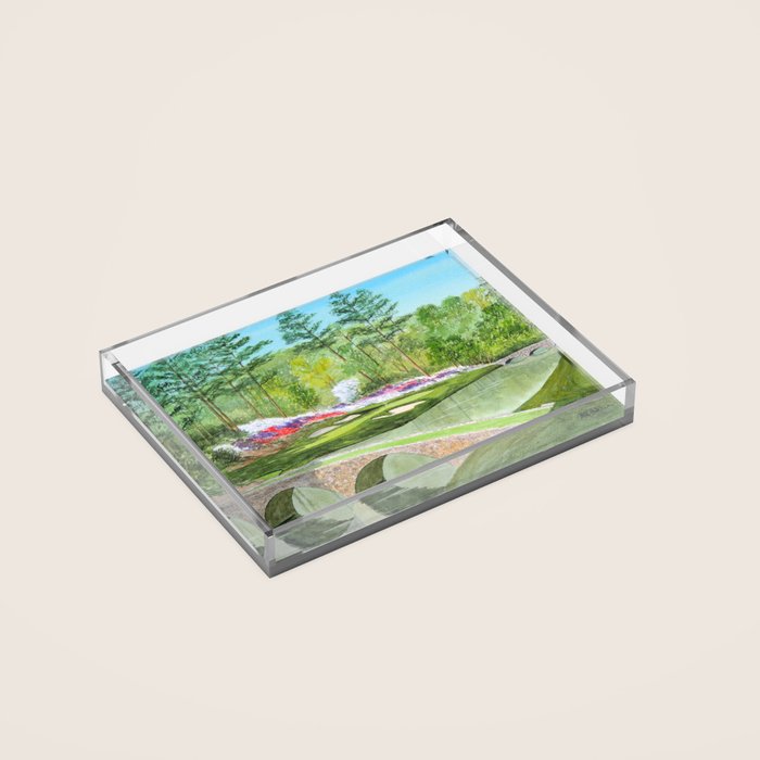 A Georgia Golf Course Acrylic Tray