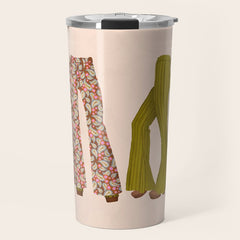 1970s Bellbottom Bliss Retro Fashion Travel Mug