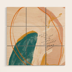 "Transformation: You Are Not Who You Used To Be, And That Is A Beautiful Thing." Wood Wall Art