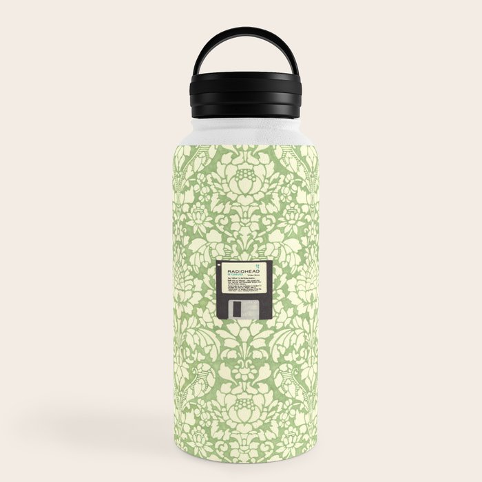 3 1/2 Inch Floppy Disk Water Bottle