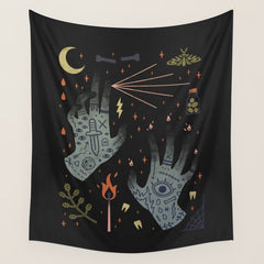 A Curse Upon You! Wall Tapestry
