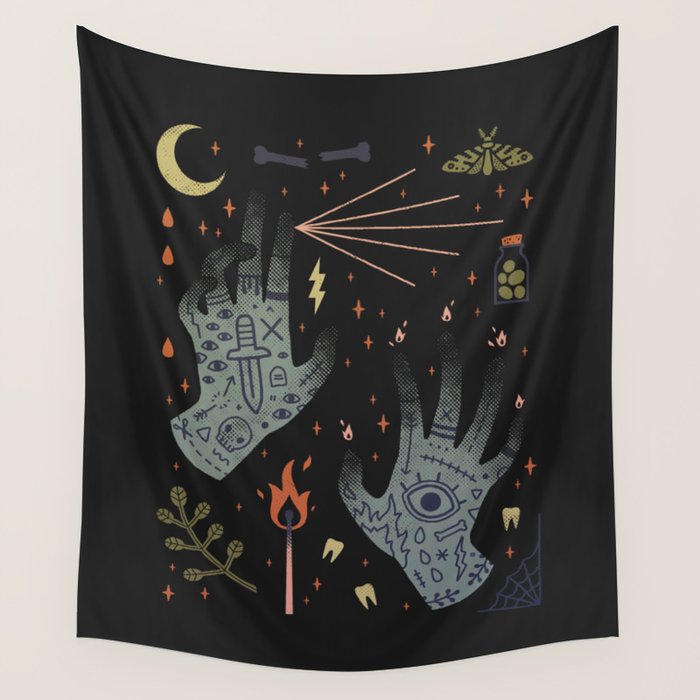 A Curse Upon You! Wall Tapestry