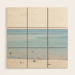 A Day at The Beach #society6 #decor #buyart Wood Wall Art