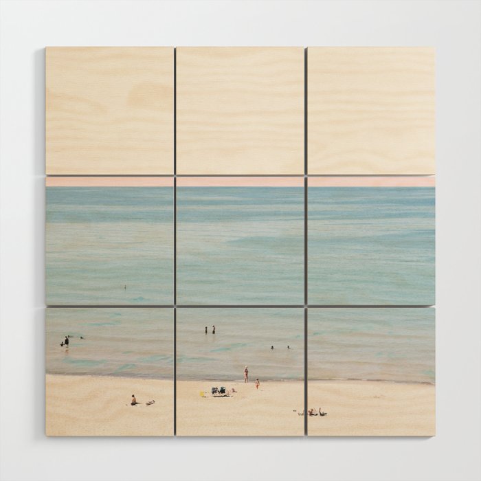 A Day at The Beach #society6 #decor #buyart Wood Wall Art