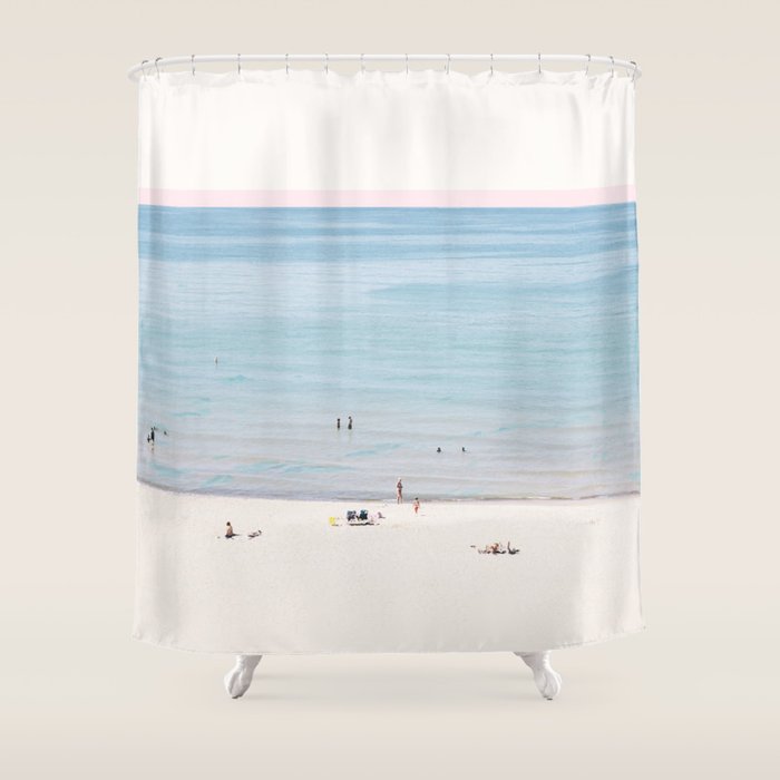 A Day at The Beach #society6 #decor #buyart Shower Curtain