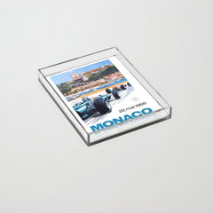 1966 MONACO Grand Prix Racing Poster Acrylic Tray
