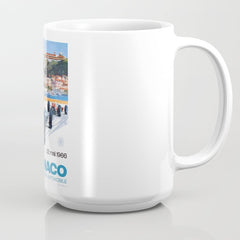 1966 MONACO Grand Prix Racing Poster Coffee Mug