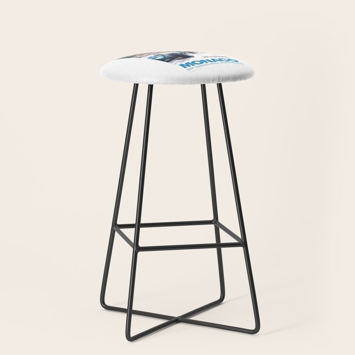 1966 MONACO Grand Prix Racing Poster Stool