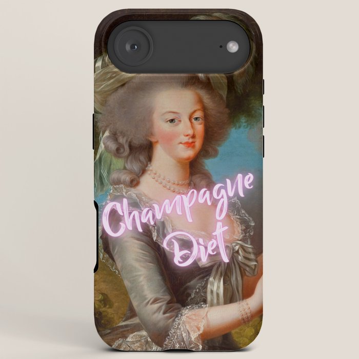 Champagne Diet' Marie Antoinette  iPhone Case