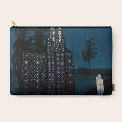 Confirmation of Love,' Magical Realism Portrait Painting by Boles����aw Biegas Carry All Pouch