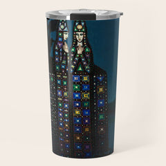 Confirmation of Love,' Magical Realism Portrait Painting by Boles����aw Biegas Travel Mug