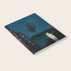 Confirmation of Love,' Magical Realism Portrait Painting by Boles����aw Biegas Notebook