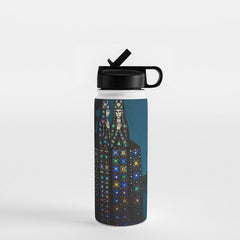 Confirmation of Love,' Magical Realism Portrait Painting by Boles����aw Biegas Water Bottle