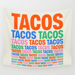 253 Tacos Wall Tapestry