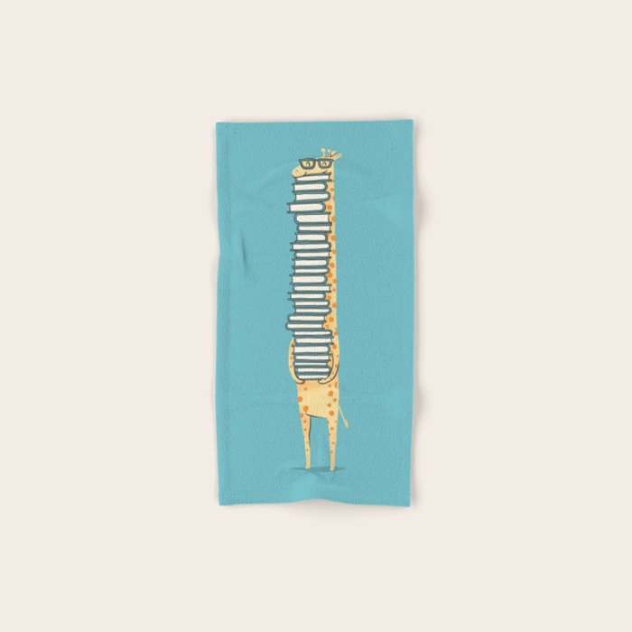 A Book Lover (blue) Bath Towel