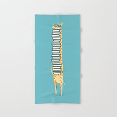 A Book Lover (blue) Bath Towel