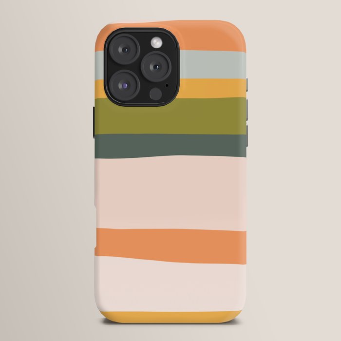 "Dreamy Stripes" Colorful & Fun Children's Stripe Pattern iPhone Case