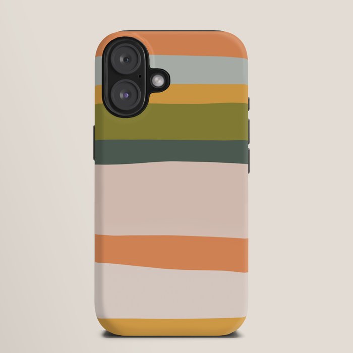 "Dreamy Stripes" Colorful & Fun Children's Stripe Pattern iPhone Case