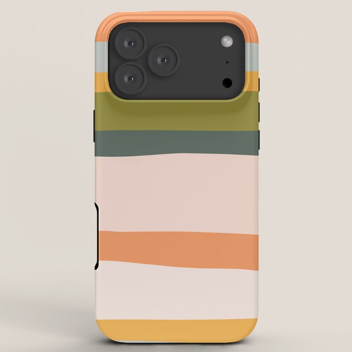 "Dreamy Stripes" Colorful & Fun Children's Stripe Pattern iPhone Case