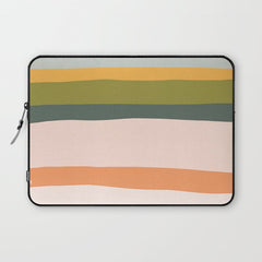 "Dreamy Stripes" Colorful & Fun Children's Stripe Pattern Laptop Sleeve