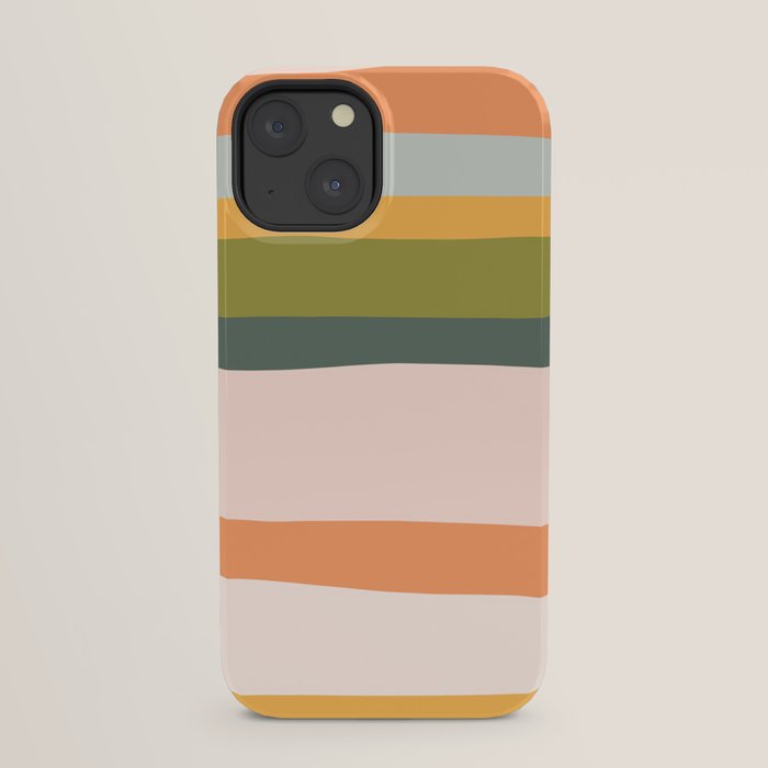 "Dreamy Stripes" Colorful & Fun Children's Stripe Pattern iPhone Case