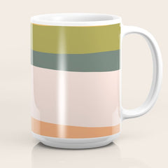 "Dreamy Stripes" Colorful & Fun Children's Stripe Pattern Coffee Mug