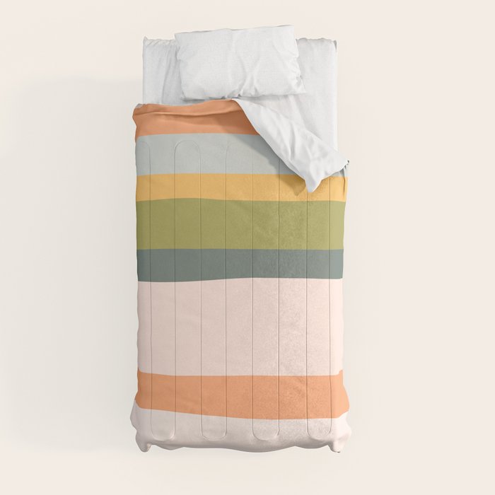 "Dreamy Stripes" Colorful & Fun Children's Stripe Pattern Comforter