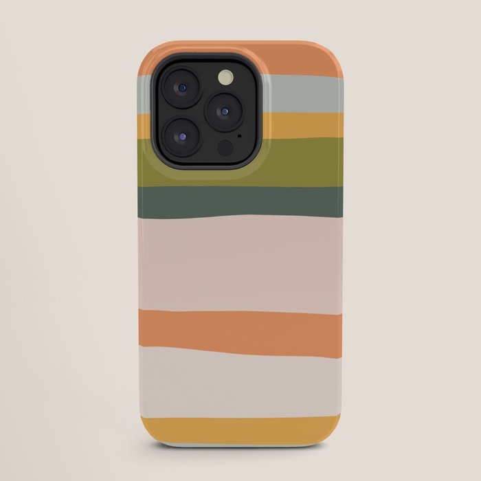 "Dreamy Stripes" Colorful & Fun Children's Stripe Pattern iPhone Case