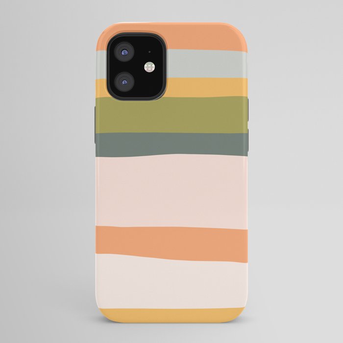 "Dreamy Stripes" Colorful & Fun Children's Stripe Pattern iPhone Case