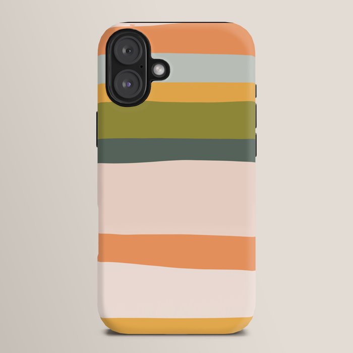 "Dreamy Stripes" Colorful & Fun Children's Stripe Pattern iPhone Case