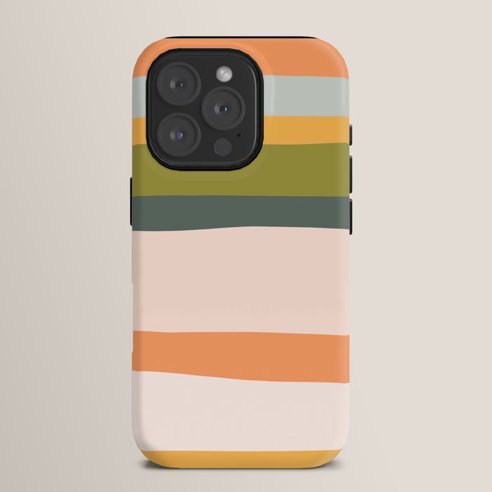 "Dreamy Stripes" Colorful & Fun Children's Stripe Pattern iPhone Case