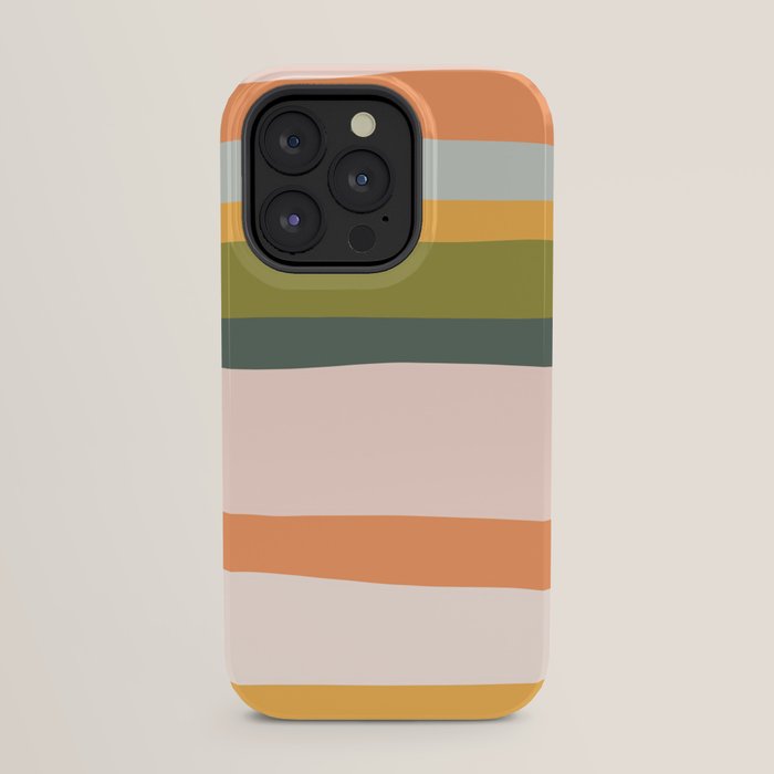 "Dreamy Stripes" Colorful & Fun Children's Stripe Pattern iPhone Case
