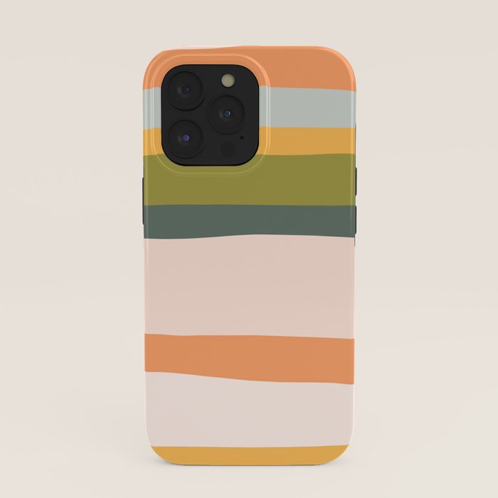 "Dreamy Stripes" Colorful & Fun Children's Stripe Pattern iPhone Case