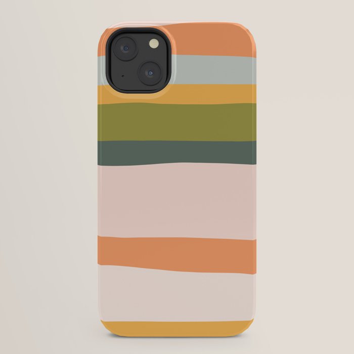 "Dreamy Stripes" Colorful & Fun Children's Stripe Pattern iPhone Case
