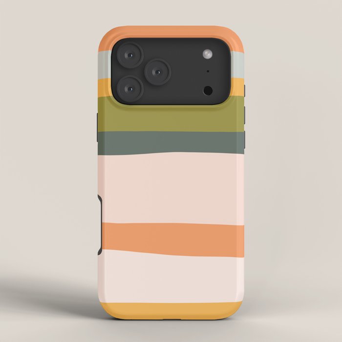 "Dreamy Stripes" Colorful & Fun Children's Stripe Pattern iPhone Case
