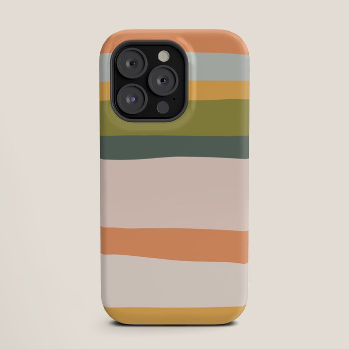 "Dreamy Stripes" Colorful & Fun Children's Stripe Pattern iPhone Case
